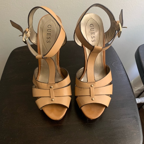 Guess Tan High Heels - Picture 1 of 3